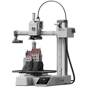 Bambu Lab A1 Mini 3D Printer, Support Multi-Color 3D Printing, Set Up in 20 Mins, High Speed & Precision, Full-Auto Calibration & Active Flow Rate Compensation, ≤48 dB Quiet FDM 3D Printers
