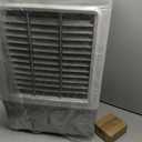 Large Windowless Portable Air Conditioner, 3 in 1 Evaporative Swamp Cooler with Remote, Hoseless Ventless Fan Ac Unit, 7H Timer, 8 Gal Water Tank, 4 Ice Box for Garage, Bedroom Home Outdoor (Grey)