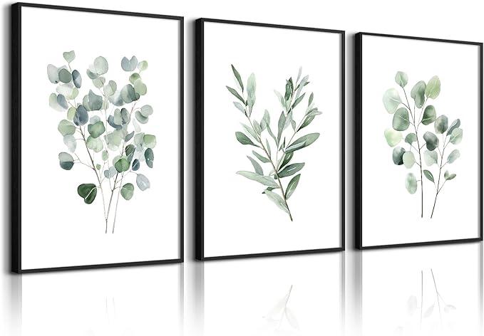 Green Botanical Wall Art Sage Plant Canvas Pictures Eucalyptus Wall Decor Watercolor Leaves Prints Minimalist Leaf Poster Natural Artwork Flower Painting for Living Room Bedroom 16x24x3 Inch Unframed Green Botanical Wall Art Sage Plant Canvas Pictures Eucalyptus Wall Decor Watercolor Leaves Prints Minimalist Leaf Poster Natural Artwork Flower Painting for Living Room Bedroom 16x24x3 Inch Unframed