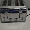 Toaster 4 Slice Retro Stainless Steel,Best Prime 4 Slice Toaster Wide Solt with 7 Shade Settings, Perfect for Waffles, Bagels and More Lainsten T-527