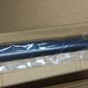 Tension Curtain Rod 40-126 In Heavy Duty-Black Extra Long Curtain Rod No Drilling For Window, Adjustable Tension Rod Diameter 1.26in Outdoor Curtain Rods For Patio One-Pull Lock