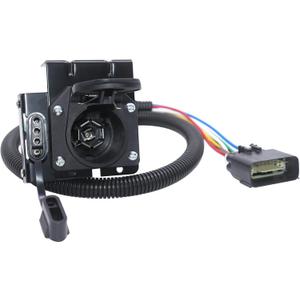 Multi-Tow 7-Way & 4-Pin Trailer Wiring Harness Fits for Tesla Model Y, OEM-Style Replacement Towing Hitch Connector Plug and Play