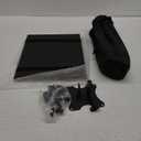 Projector Stand Tripod Adjustable, Laptop Height from 23.5 to 46.5 inches with Gooseneck Phone Holder, Floor for Office, Home, Stage, Studio, DJ Racks Holder Mount, 23.5inch-46.5inch (Black)