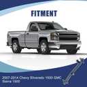 Mountainpeak Rear Fuel Tank Crossmember Fit for 07-14 Silverado & Sierra