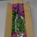 MARTINE MALL 12 Bundles Look Real Artificial Flowers for Outdoors, Realistic Fake Outdoor Flowers, UV Resistant Silk Petunia Flowers for Outside Faux Flowers Plants for Outdoor Porch, Mix Colors (Mix Colors (Fuchsia, Purple, Red, Pink))