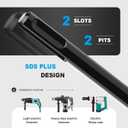 1-1/4" x 32" Auger Drill Bit with SDS Plus Shank for Wood
