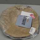 Yunlly Set of 48 Burlap Round Placemats Bulk Burlap Farmhouse Placemats Heat Resistant Round Table Mats Circle Jute Charger Place Mats Thanksgiving Christmas Rustic Table Decorations(11.8 in,Brown)