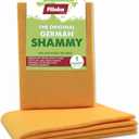 The Original Reusable Shammy Cloth 20" x 14" - Super Absorbent Chamois Towel - Great for Cars, Boats, Trucks, and RVs - Natural Viscose Sponge Cloth - Eco Friendly (1 Pack)