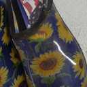 Sloggers Original Waterproof Rain and Garden Shoe for Women– Outdoor Slip-On Garden Clog - Made in The USA with Premium Comfort Insole and Arch Support - Sunflower Print  Size 10