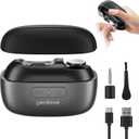 Electric Nail Clipper, Automatic Electric Nail Trimmer with Light, 2 Speeds,Magnetic Cover,Nail Scraps Storage,USB Rechargeable,Safety Nail Clippers for Men, Adults, Kids,Baby,Seniors (3.3 inch)