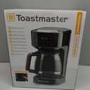 Toastmaster 12-Cup Digital Touchscreen Drip Coffee Maker - Programmable Automatic Coffee Machine - Kitchen Appliance with Keep Warm Setting