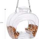 SUQ I OME Wild Clear Window House Bird Feeders