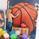 Moukeren 79 Inch Basketball Cutouts Backdrop Banner Party Basketball Senior Night 2026 Decorations Large Hanging Sport Themed Backdrop for Sports Game Theme Birthday Decor Photo Supplies