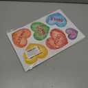 2 x Valentine's Day Window Clings Stickers 9 Sheets, Valentine Conversation Hearts Window Sticker Decor, Valentine Heart Decals Decorations for Glass Valentine's Day Wedding Anniversary Office Home