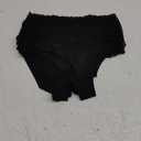 SHARICCA Women Seamless High Waist Underwear Sexy Floral Lace Thong Soft Comfortable Panties Pack (Large, 5 Black)