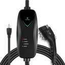 Lectron Level 1 EV Charger - ETL Certified, 120V, 15 Amp, 16 ft Extension Cord & J1772 Cable - Portable Electric Car Charger for J1772 EVs and Plug-in Hybrid Vehicles