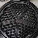 Mueller Heart 5 Waffle Maker, Waffle Iron, Adjustable Browning Control & Nonstick, Cool Touch Handle, Easy to Clean, Small Kitchen Appliances