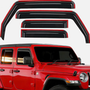 Window Rain Guards Fit for Jeep Wrangler JL/Jeep Gladiator 2018-2025