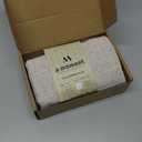 a moment Linen Pillow Covers Set of 2,Boho Farmhouse Throw Pillowcases Neutral Textured Decorative Covers for Couch Sofa Bed, Soft Linen Blend Accent Case Cushion Home Decor 20"x12"Beige Grey