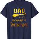 Magical Dad Manager of Mischief Birthday Family Matching T-Shirt L