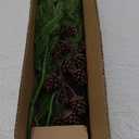 18" Real Touch Cedar Branches -12 Pcs, Artificial Christmas Cedar Branch Realistic Fake Pine Picks Faux Greenery Plants Stem for Vase DIY Crafts Garland Wreath Indoor Outdoor Home Decor