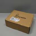 CEYMIO Antique Brass Door Knob Privacy Bedroom Bathroom with Lock, Vintage Interior Door Handle with Plate for Hallway, Closet, Farmhouse Style(1 Pack)