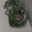 Zeyune 4 Pcs Christmas DIY Green Wreath 14 Inch Artificial Christmas Wreaths Faux Plain Wreaths for Decorating Front Door Window Room Farmhouse Xmas Party Indoor Outdoor (Chic Style)