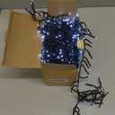 50FT 1000 LED Christmas Cluster Lights, Firecracker String Lights with Remote & 8 Modes & Timer, Waterproof Fairy Twinkle Light Plug in for Indoor Outdoor Party Garden Xmas Tree Decoration, Cool White