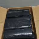 Delxo 30-33 Gallon Bags, 250 Count Medium Duty Garbage Bags, Thick, Durable & Puncture-Resistant Plastic Bolsas para basura, Perforated Design Made in USA for Kitchen, Yard, Office (Black)