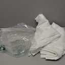 NICETOWN White Sheer 102 inch Long Curtains Faux Linen Blend, Rod Pocket & Back Tab Semi Sheer Window Treatment Privacy with Light Filtering for Living Room/Bedroom, W52 x L102, 2 Panels