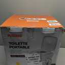 RVGUARD Portable Toilet, Camping Portable Toilet for Adults, 5.3 Gallon Waste Tank with Level Indicator, Come with Carry Bag and Wash Sprayer, for Camping, RV, Yacht and Truck Driver Use