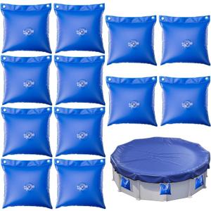 Swimming Pool Cover Hanging Bag - 0.4 mm PVC Pool Cover Weights - Heavy-Duty Winter Water Tube for Above Ground Winter Pool Cover11.5L11.5W
