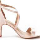 DREAM PAIRS Women's DOLCE Fashion Stilettos Open Toe Pump Heel Sandals (7 Wide)