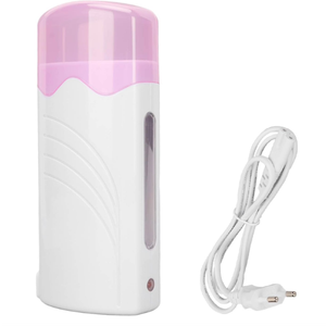 Roll on Wax Warmer for Hair Removal, Cartridge Depilatory Wax Heater for Hair, Leg, Face, Armpit, Bikini, Portable Wax Roller for Men Women for Travel Home, 110V
