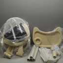 Childrens Wooden Dining Chairs are Suitable for Use of Boys 0-5 Years Old and Girls, Which Can Adjust Different Heights (Color : Beige)