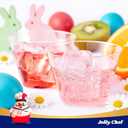 JOLLY CHEF 9 oz Clear Disposable Plastic Cups, 100 Pack Clear Plastic Cups Tumblers, Heavy-duty Party Glasses, Disposable Cups for Thanksgiving, Halloween, Christmas Party