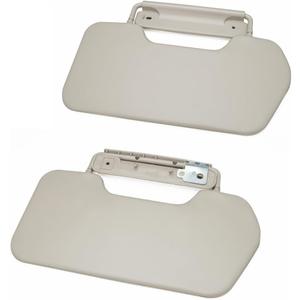 INTGET Upgraded Pair Side Sun Visors for Toyota FJ Cruiser Accessories 2006-2016 Beige Leather Left & Right Car Inner Door Side Sun Protection (Beige, 2PCS)