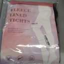 Fleece Lined Tights Sheer Women - Fake Translucent Warm Pantyhose Leggings Sheer Thick Tights for Winter (Medium, Black+brown+grey)