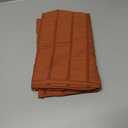 H Household Seersucker Washed Microfiber Pillowcases Set of 2 Ultra Soft & Comfortable, Envelope Closure, Queen Size 20x30 Inches - Textured Design, Easy Care, Wrinkle-Resistant (Burnt Orange)