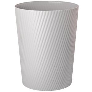 UUJOLY Small Trash Can Wastebasket Garbage Can Container Bins for Bathrooms, Laundry Room, Kitchens, Offices, Kids Rooms, Dorms (Grey) (1 Pack)