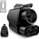 Upgraded NACS to CCS Adapter - 500 Amps - 1,000V DC Fast Charge Converter, Tesla Supercharger to CCS1 EV Adapter Compatible with Tesla Superchargers [Check with Your Automaker for Compatibility]