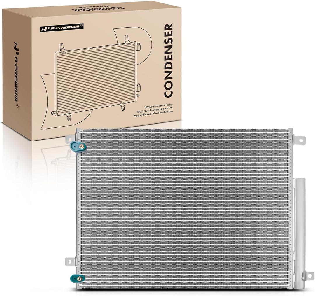 A-Premium Air Conditioning A/C Condenser Compatible with 2016-2021 Honda Civic L4 2.0L, w/Receiver Drier