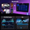 [4G+128G] Android 15 Car Radio for Dodge Charger 2011 2012 2013 2014 with Wireless CarPlay Android Auto,9 inch Touchscreen Car Stereo with WiFi,GPS Navigation,Bluetooth,FM/RDS SWC EQ+Backup Camera