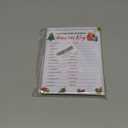 Christmas Picture Quiz Game and Holiday Word Scramble, Party Favors Supplies, Christmas Games Card for Home, Office, Xmas Festival Activity, 30 Dual Sided Game Cards and 1 Answer Card,1