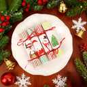 Lulu Home 12 Pack No-Snap Christmas Crackers Set, Party Favors with Hats, Jokes & Small Gifts for Xmas Holiday Dinner Table Decorations and Supplies, Each 6.5" H x 1.4" Dia