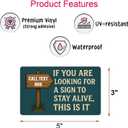6Pcs If You are Looking for a Sign to Stay Alive This is It Sticker - If You are Looking for a Sign to Stay Alive This is It Bumper Sticker - Premium UV Printing  Long-Lasting Colors Laptop Stickers