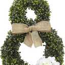Cottontail Easter Bunny Wreath - Spring Season Front Door Decoration