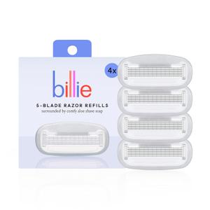 Billie Womens Razor Refill Blades 4 Count (Pack of 1)