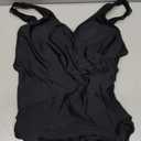 AI'MAGE Women One Piece Swimsuit 2025 Tummy Control Ruched Bathing Suit Slimming Push Up Swimwear Size M