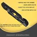 742P05086 Ultra High-Lift Blade for 54-inch Cutting Decks Compatible with Cub Cadet MTD ZT1-54 ZT2-54 Enduro XT1-GT54 XT2-ST54 54 Inch Zero-Turn Deck Mower Replaces for 742-05086, CMXGZAM110194.